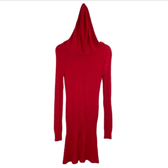 bebe Dresses & Skirts - vintage Bebe hooded sweater dress